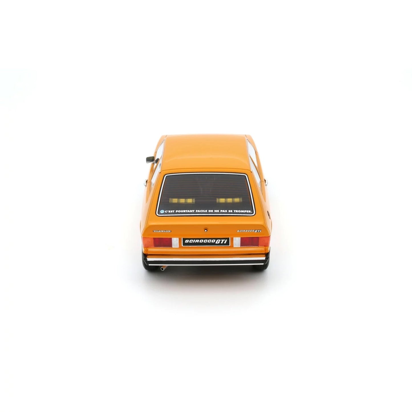 Otto 1977 Volkswagen Scirocco 1 GTI (MK1) Jaune Marinon (Orange) 1:18