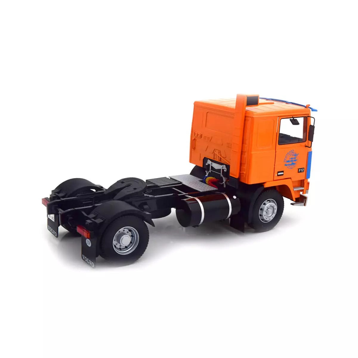 Road Kings Volvo F12 Turbo 6 1977 Orange/Blue 1:18