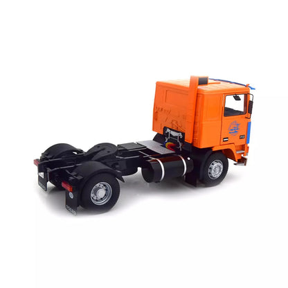 Road Kings Volvo F12 Turbo 6 1977 Orange/Blue 1:18