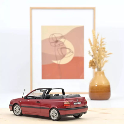 Norev VW Golf Cabriolet MK3 1995 Dark Red Metallic 1:18