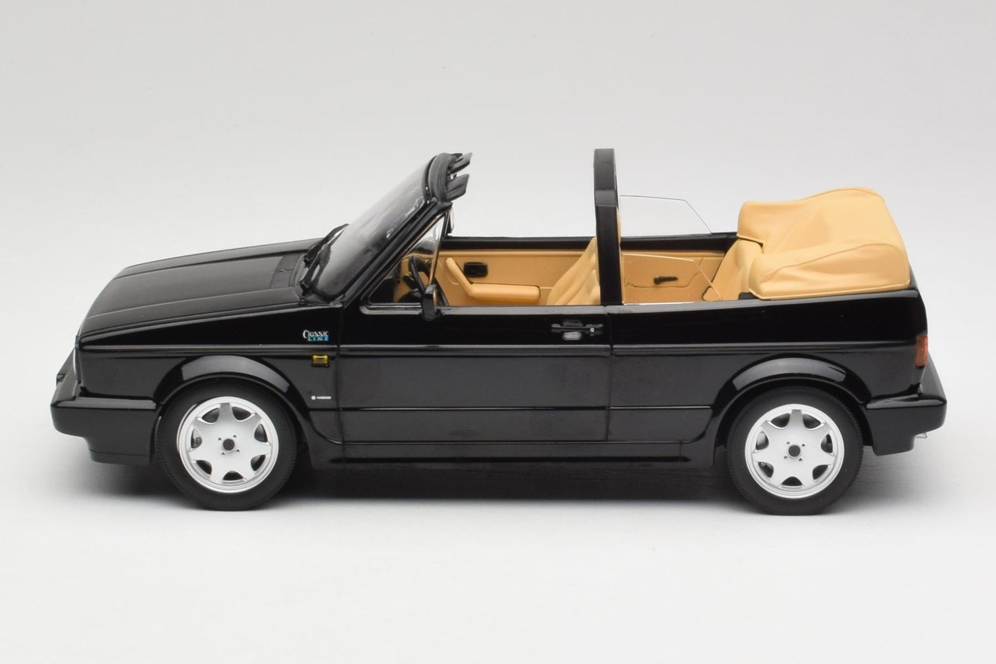 Norev 1992 Volkswagen Golf MK I Cabriolet Black 1:18