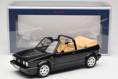 Norev 1992 Volkswagen Golf MK I Cabriolet Black 1:18