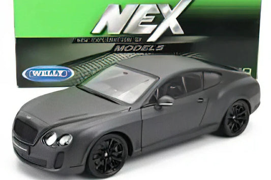 Welly 2009 Bentley Continental Supersport Matte Grey Metallic 1:18