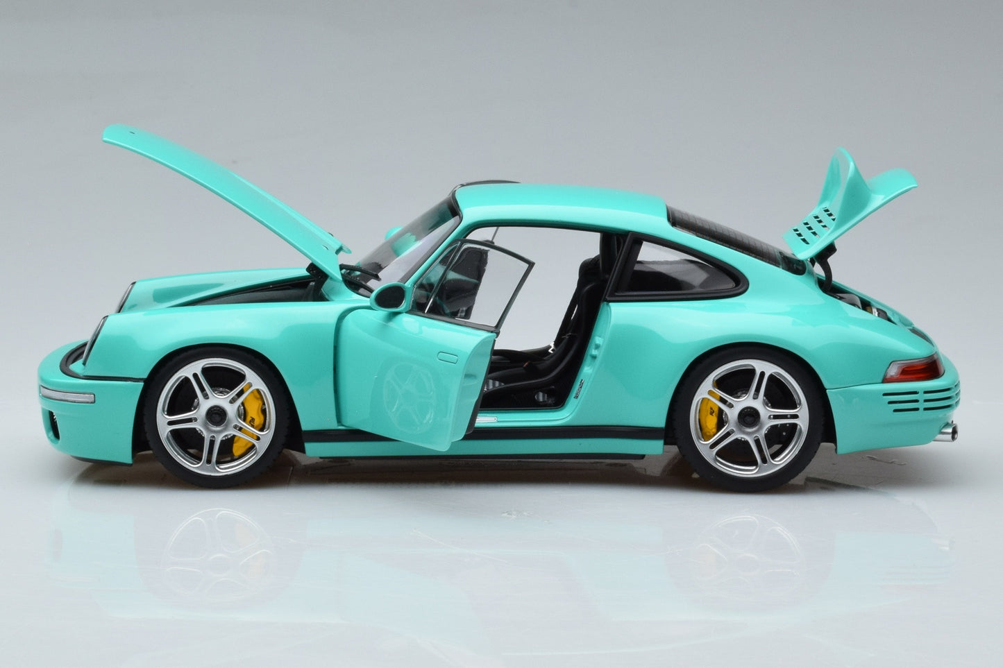 Almost-Real 2018 Porsche 911 964 RUF SCR Coupe Mint Green 1:18